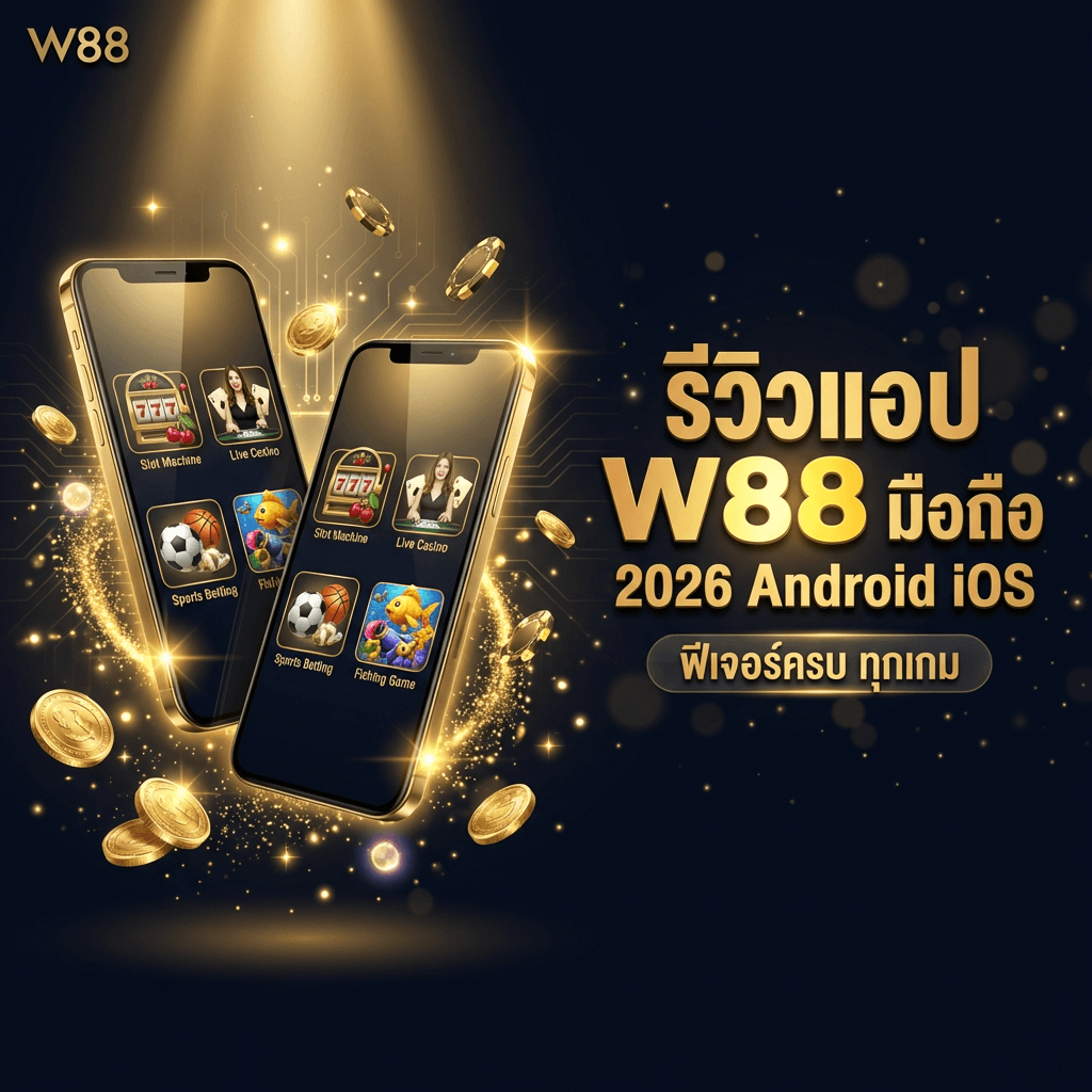 รีวิวแอป W88 มือถือ 2026 — ฟีเจอร์ครบ Android iOS เล่นได้ทุกเกม