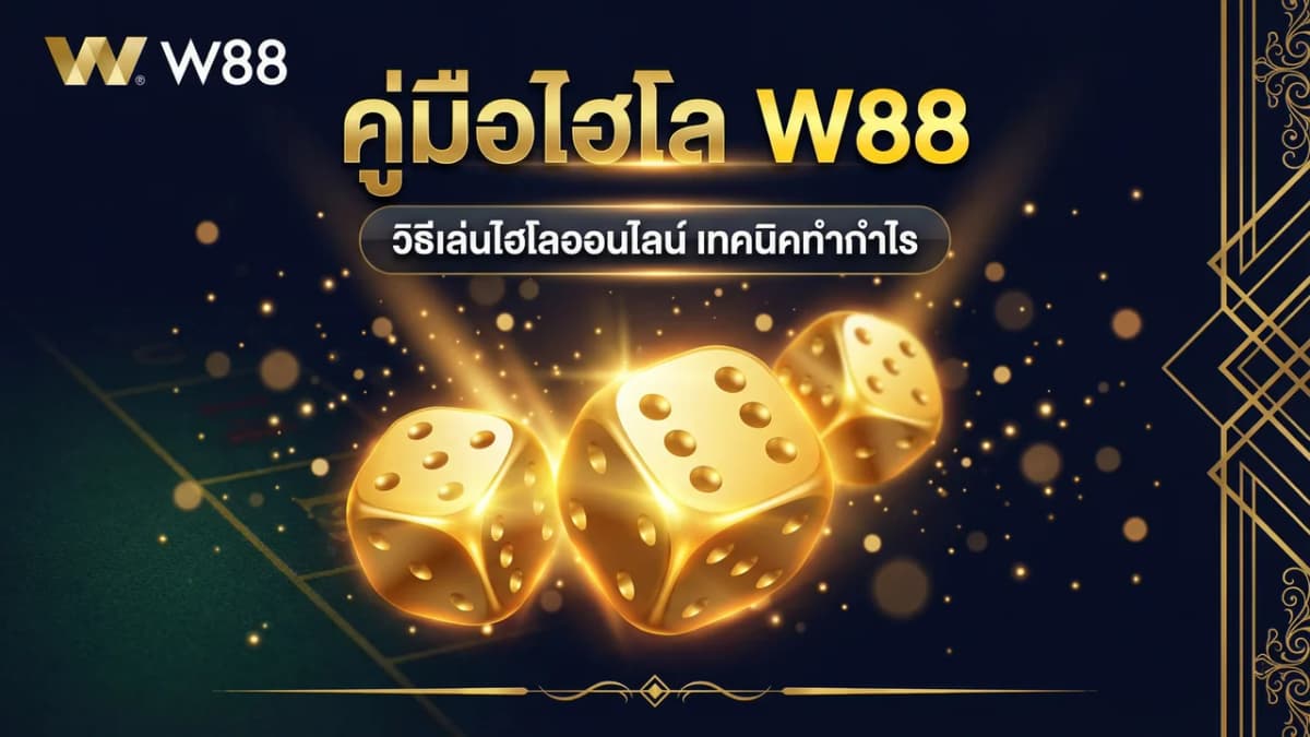 คู่มือไฮโล W88 — วิธีเล่นไฮโลออนไลน์ เทคนิคทำกำไร