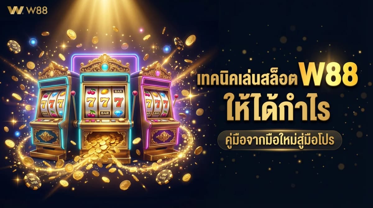 เทคนิคเล่นสล็อต W88 ให้ได้กำไร — คู่มือจากมือใหม่สู่มือโปร