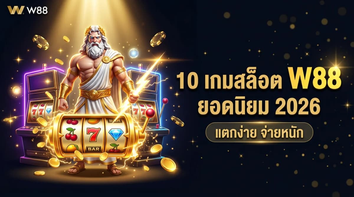 10 เกมสล็อต W88 ยอดนิยม 2026 — แตกง่าย จ่ายหนัก