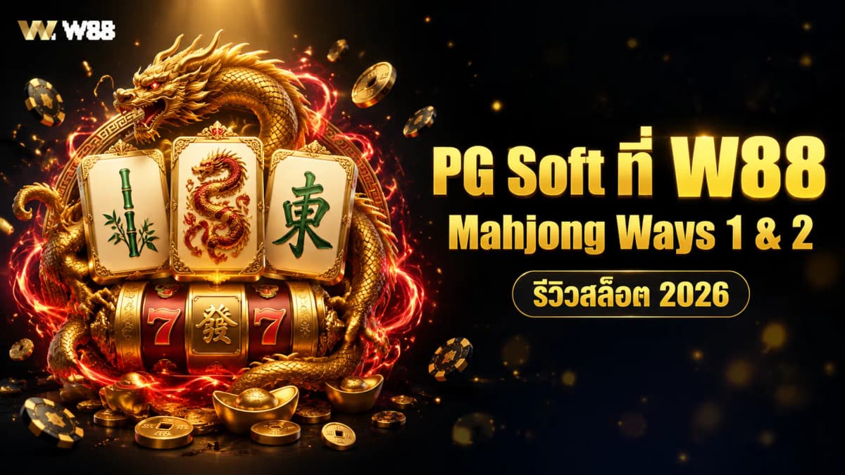 PG Soft ที่ W88 — Mahjong Ways 1/2 + Hit Slot 2026