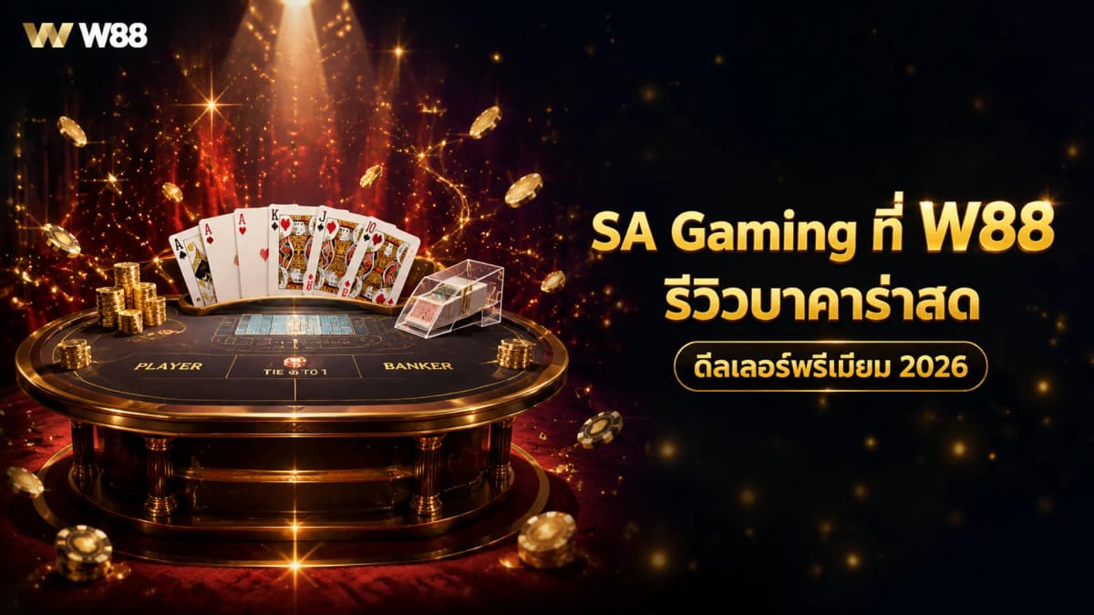 SA Gaming ที่ W88 — รีวิวบาคาร่าสดและโต๊ะพรีเมียม 2026