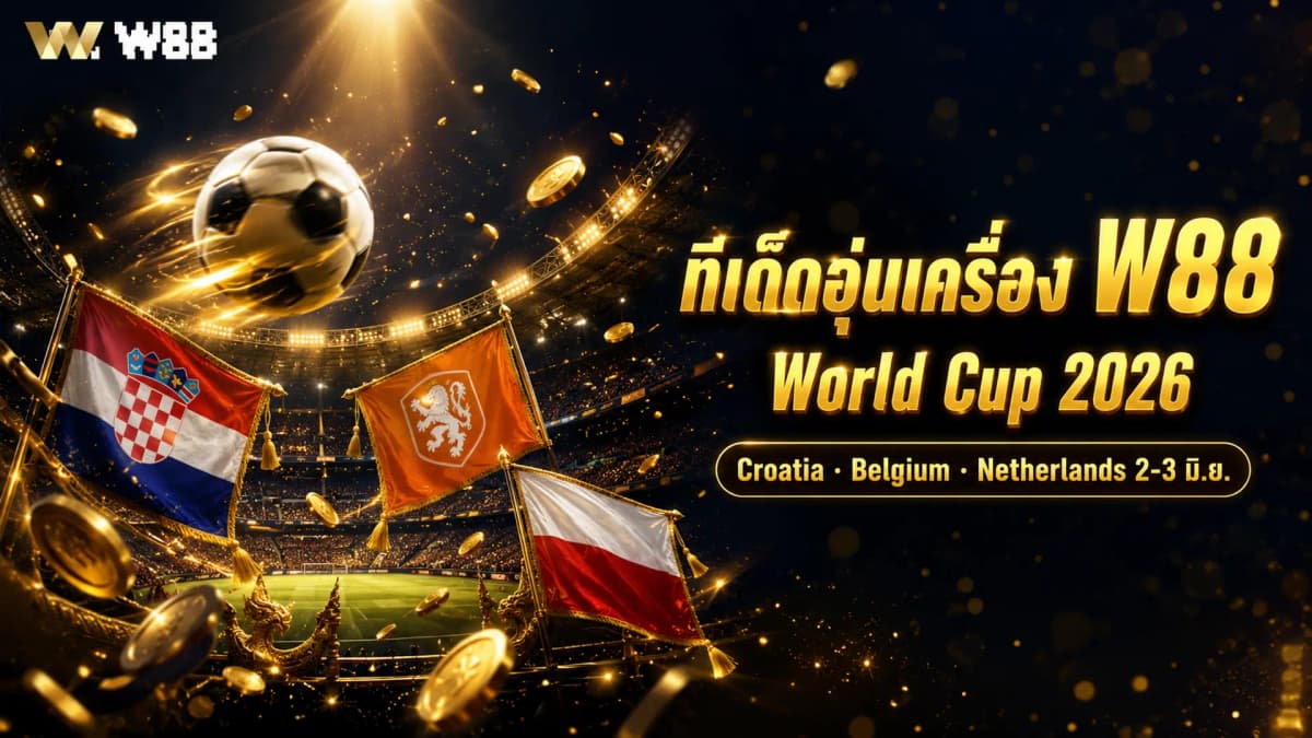 ทีเด็ดนัดอุ่นเครื่อง World Cup 2026 — Croatia vs Belgium, Netherlands vs Algeria 2-3 มิ.ย. 2569
