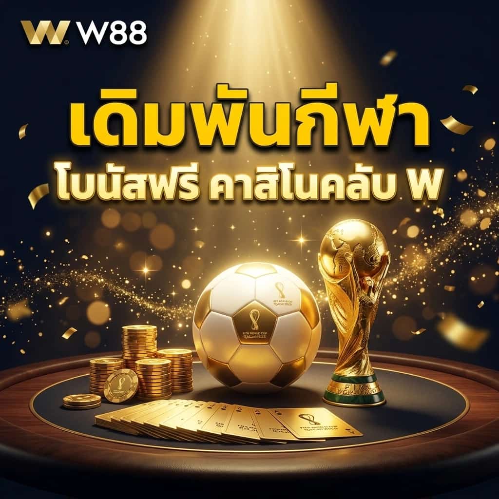 เดิมพันกีฬาวันนี้ รับโบนัสฟรีที่โต๊ะคาสิโนคลับ W